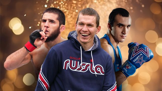 Ислам Махачев, Александр Большунов, Муслим Гаджимагомедов