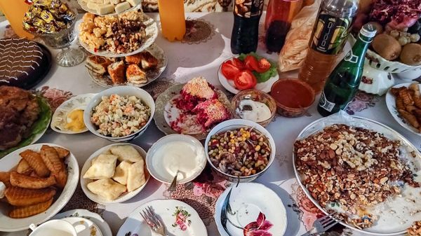 Свадебный стол в Дагестане Свадебный стол в Дагестане