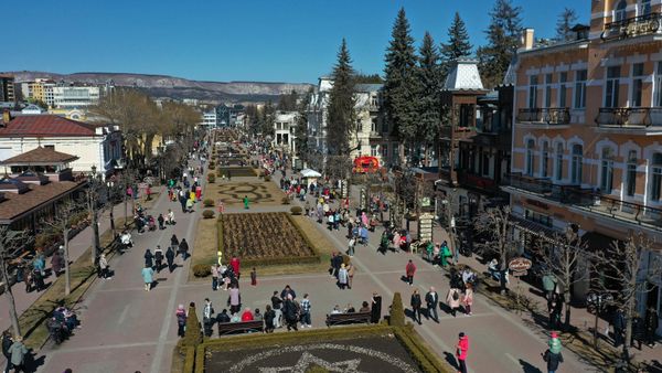 Курортный бульвар в Кисловодске Курортный бульвар в Кисловодске