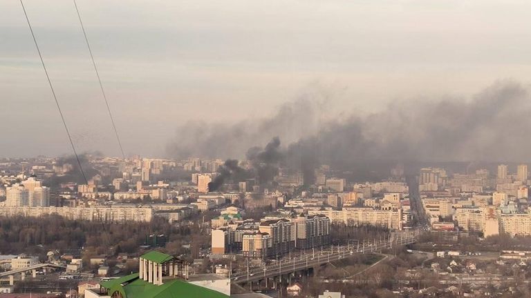 Обстрел центра Белгорода Обстрел центра Белгорода