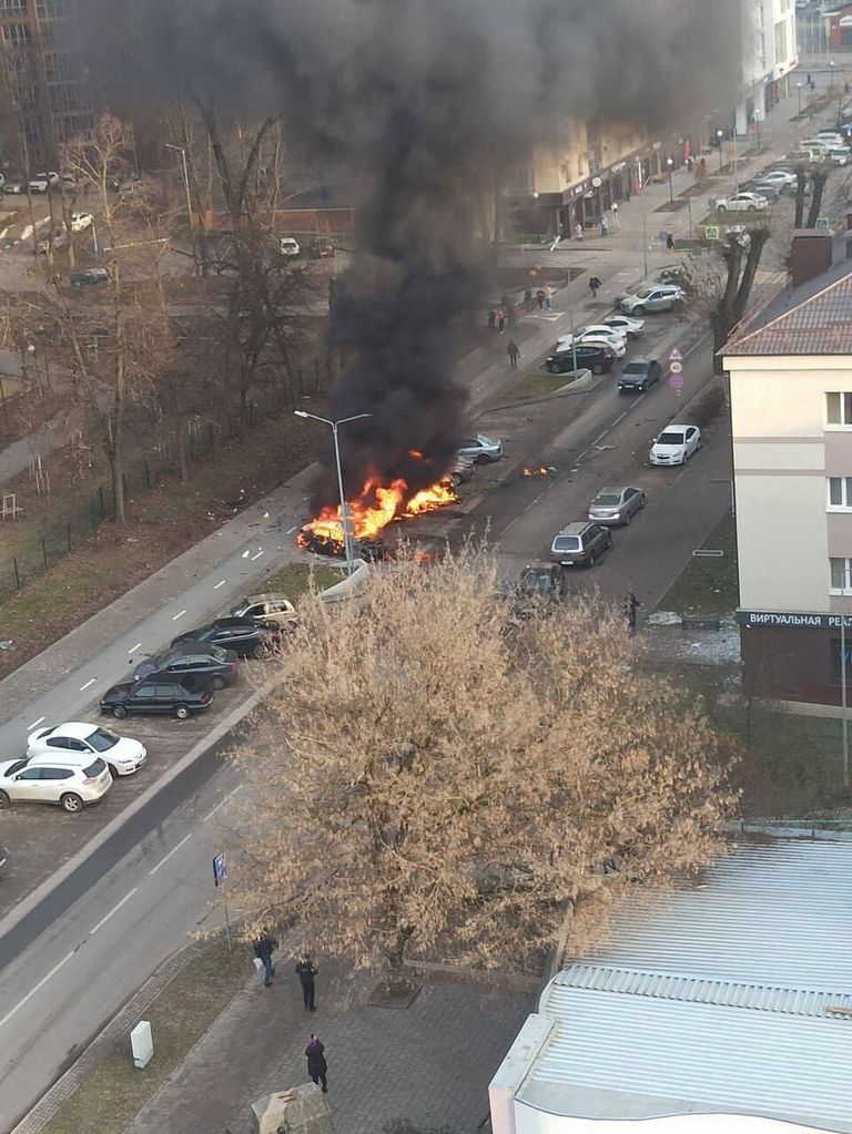 Последствия обстрела Белгорода со стороны ВСУ Последствия обстрела Белгорода со стороны ВСУ