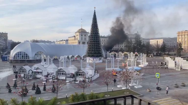 Последствия обстрела Белгорода со стороны ВСУ Последствия обстрела Белгорода со стороны ВСУ