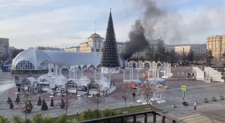 Последствия обстрела Белгорода со стороны ВСУ Последствия обстрела Белгорода со стороны ВСУ