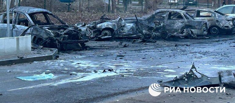 Последствия удара ВСУ по центру Белгорода Последствия удара ВСУ по центру Белгорода