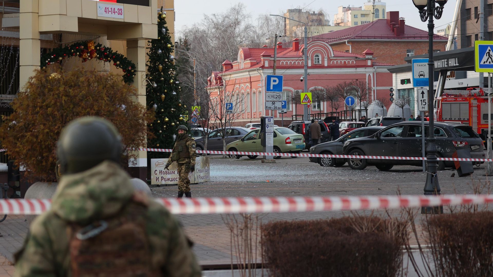 Последствия удара украинских войск по центру Белгорода Последствия удара украинских войск по центру Белгорода - РИА Новости, 1920, 09.01.2024