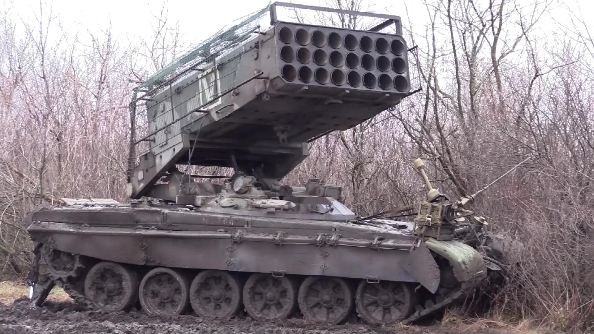 Работа ТОС-1А Солнцепек на Угледарском направлении Работа ТОС-1А Солнцепек на Угледарском направлении - РИА Новости, 1920, 02.01.2024