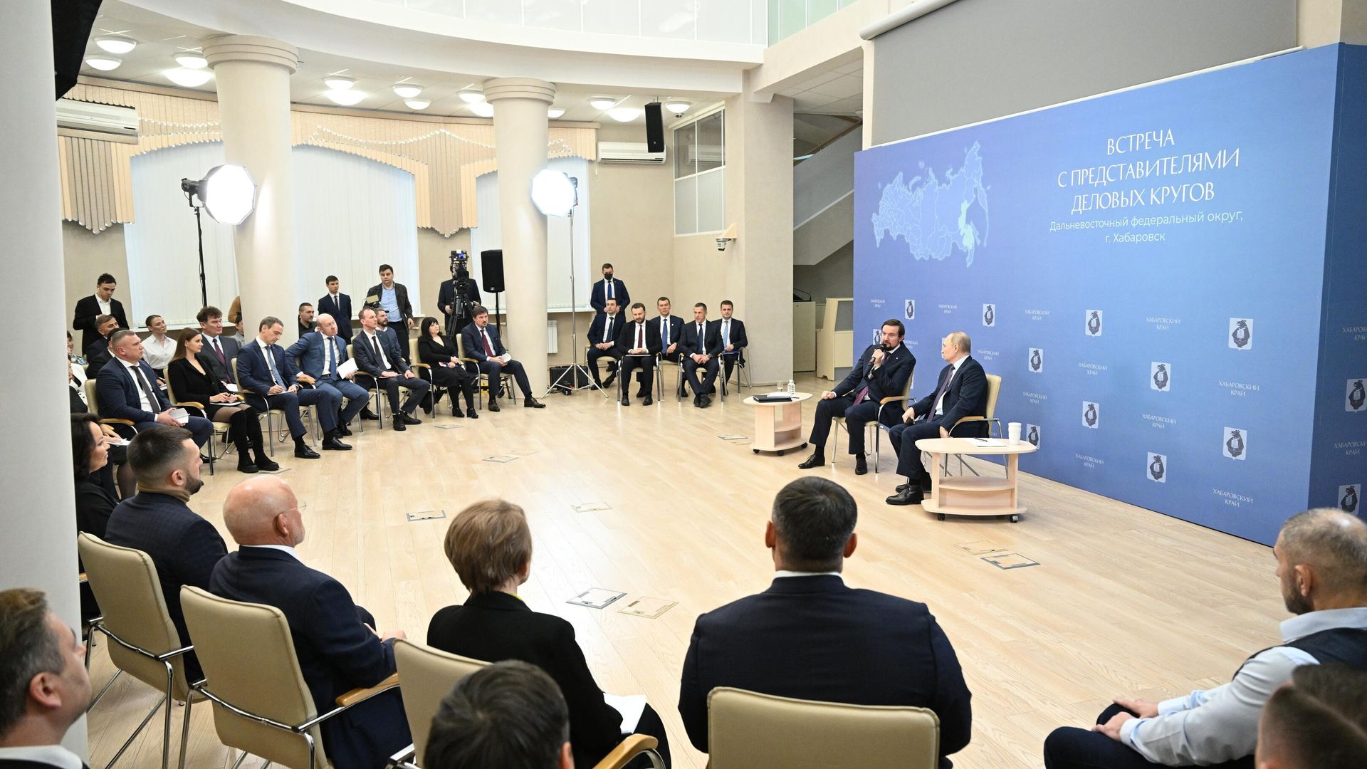 Рабочая поездка президента РФ В. Путина в Хабаровск Рабочая поездка президента РФ В. Путина в Хабаровск - РИА Новости, 1920, 11.01.2024