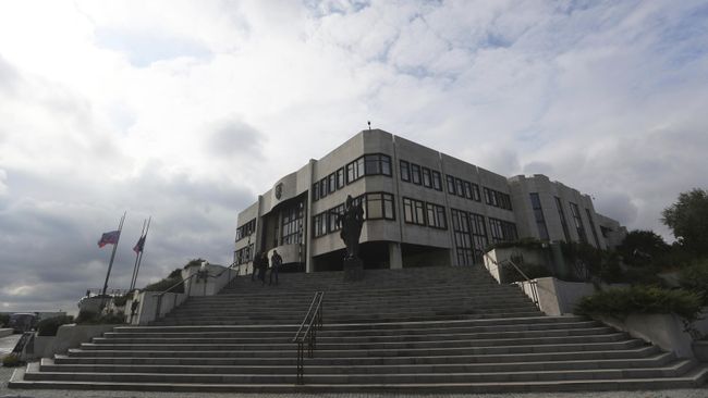 Здание парламента Словакии в Братиславе