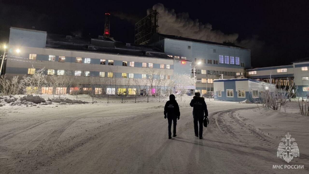 Шахта Заполярная в Воркуте, где произошло частичное затопление Шахта Заполярная в Воркуте, где произошло частичное затопление - РИА Новости, 1920, 15.01.2024