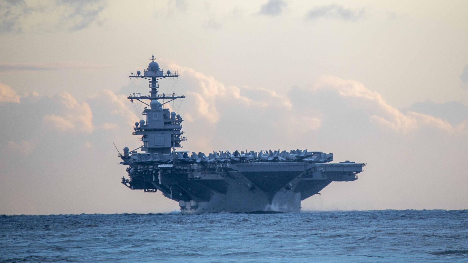 Авианосец ВМС США Джеральд Форд проходит Гибралтарский пролив Авианосец ВМС США Джеральд Форд проходит Гибралтарский пролив - РИА Новости, 1920, 08.01.2025