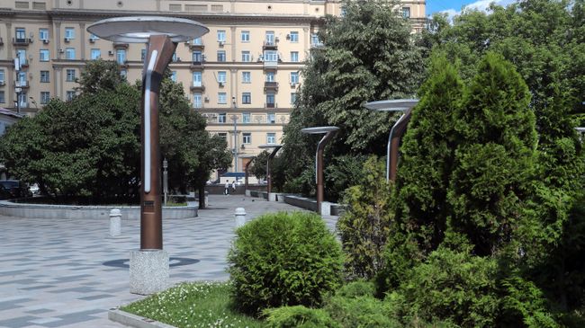 Благоустройство пешеходных зон в Москве