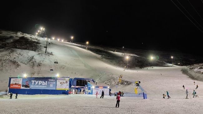 Кировск. На курорте Большой Вудъявр Кировск. На курорте Большой Вудъявр
