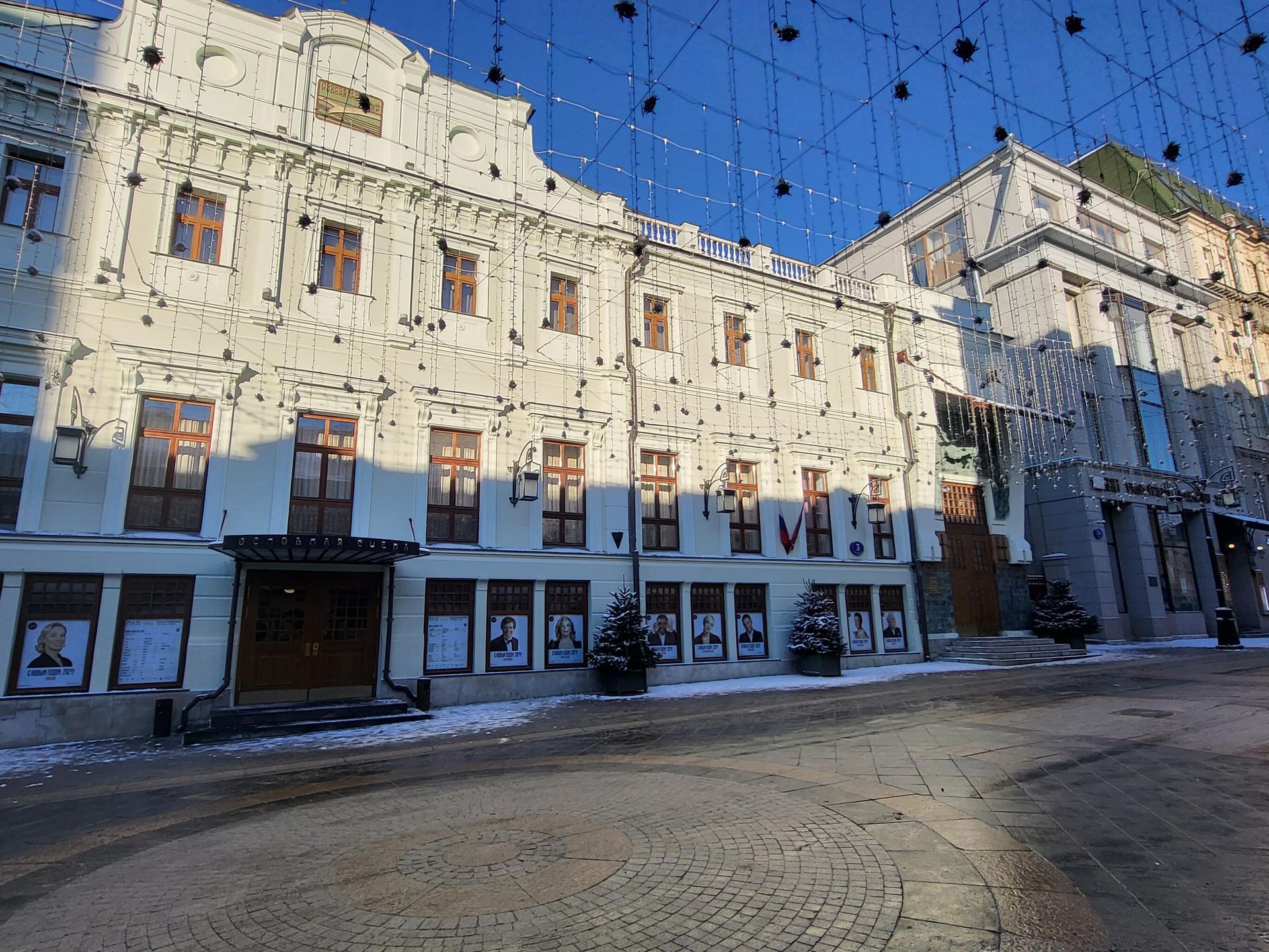 Здание Московского художественного театра имени А.П. Чехова Здание Московского художественного театра имени А.П. Чехова - РИА Новости, 1920, 18.01.2024