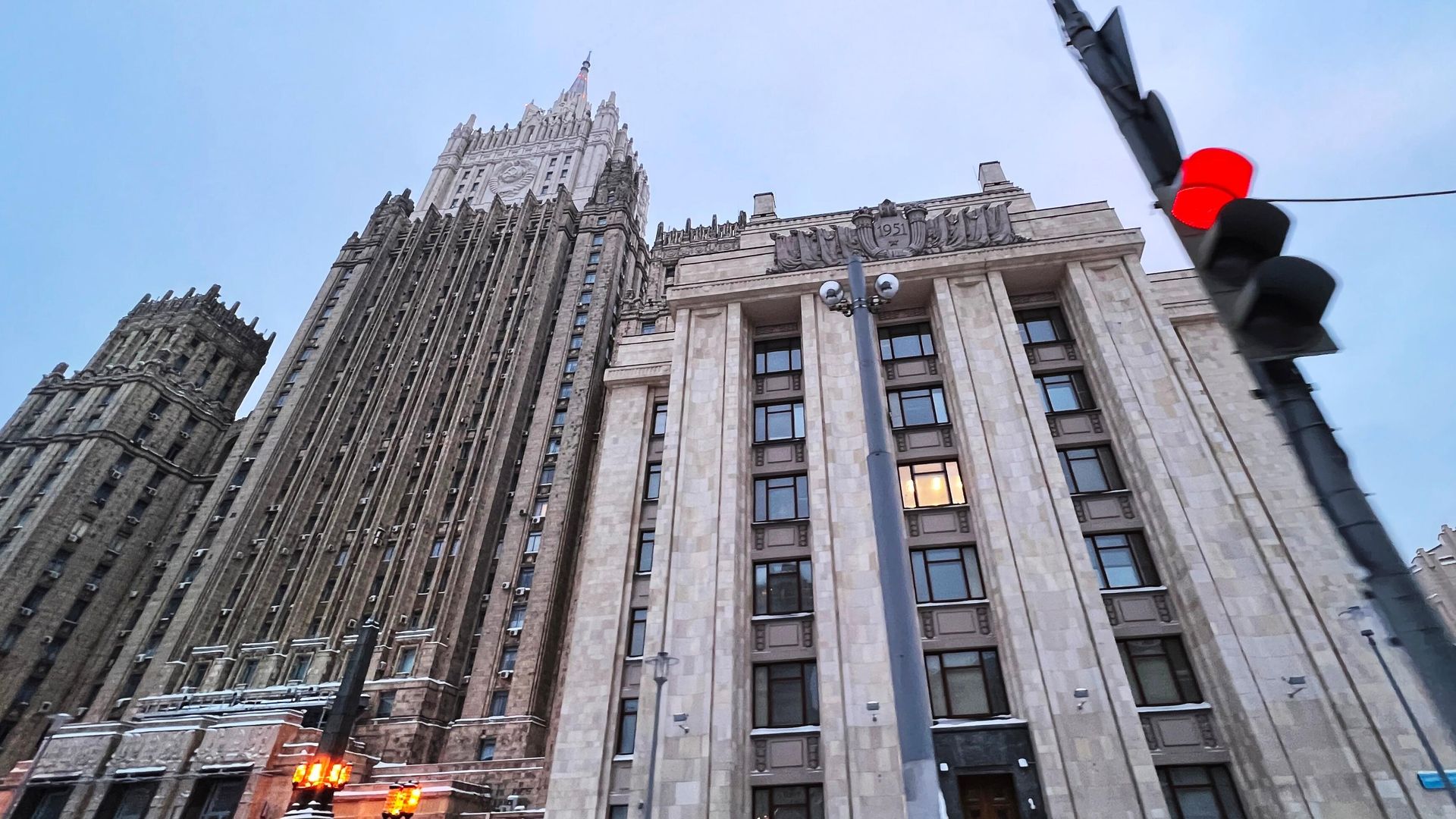 Здание Министерства иностранных дел РФ в Москве. - РИА Новости, 1920, 06.05.2024