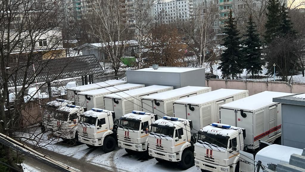 Спецтехника компании Россети Московский регион Спецтехника компании Россети Московский регион - РИА Новости, 1920, 24.01.2024