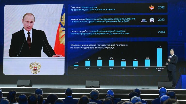 Заместитель председателя правительства РФ - полномочный представитель президента РФ в Дальневосточном федеральном округе Юрий Трутнев на пленарной сессии Роль Дальнего Востока в экономическом, социальном и геополитическом развитии России в ближайшие десятилетия Заместитель председателя правительства РФ - полномочный представитель президента РФ в Дальневосточном федеральном округе Юрий Трутнев на пленарной сессии Роль Дальнего Востока в экономическом, социальном и геополитическом развитии России в ближайшие десятилетия