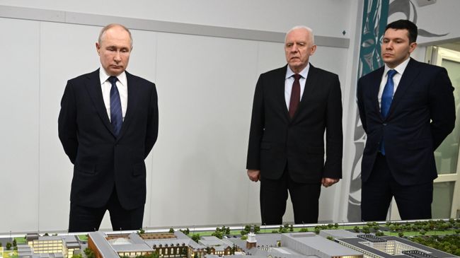 Рабочая поездка президента РФ В. Путина в Калининград