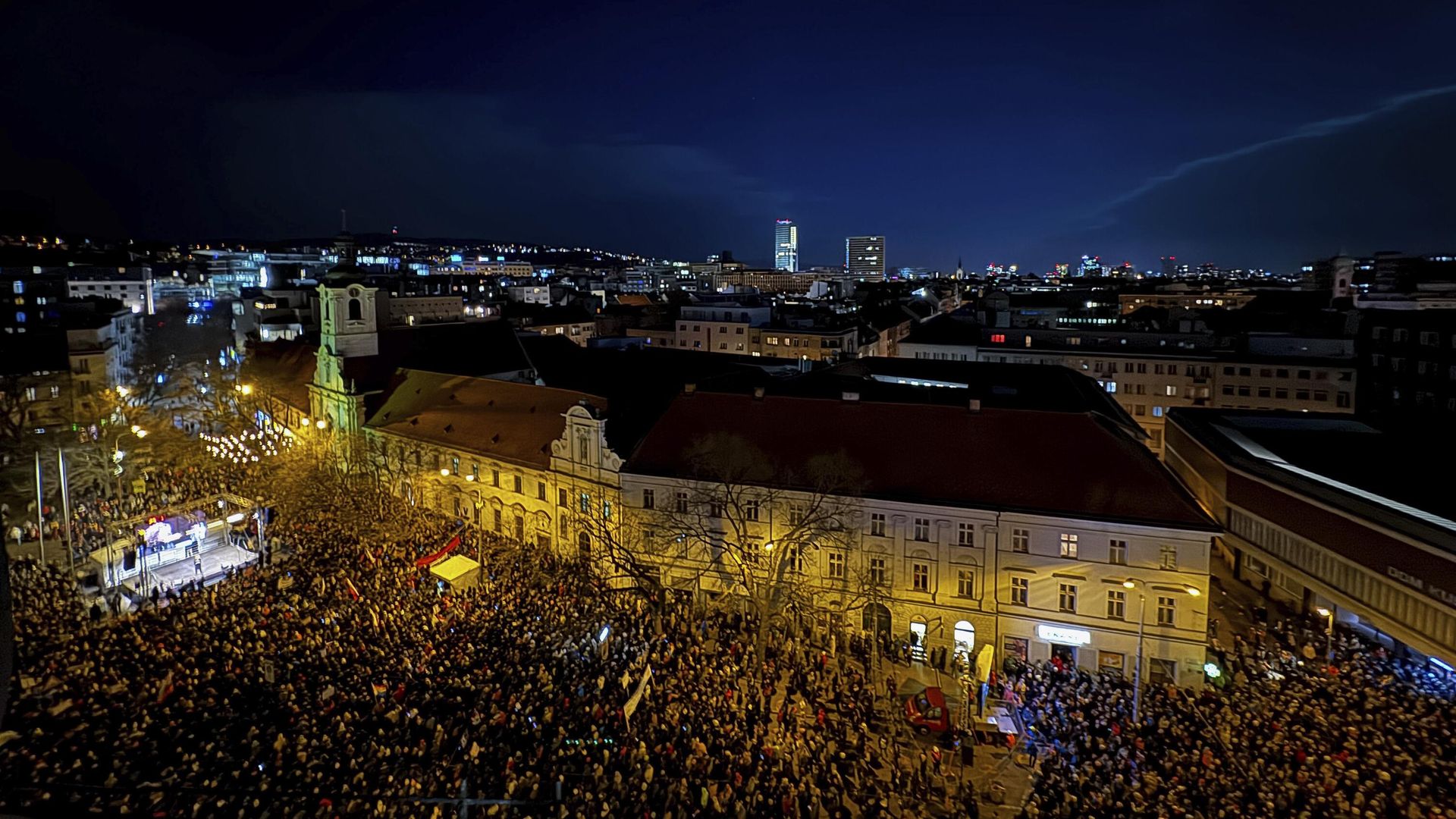 Митинг против планов правительства провести масштабную реформу уголовного законодательства в Братиславе. 25 января 2024 Митинг против планов правительства провести масштабную реформу уголовного законодательства в Братиславе. 25 января 2024 - РИА Новости, 1920, 25.01.2024