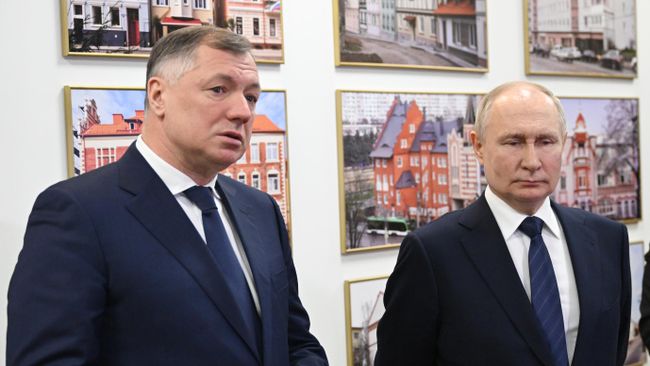 Рабочая поездка президента РФ В. Путина в Калининград