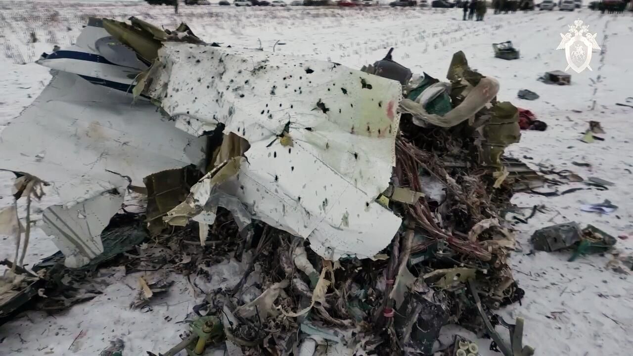 Обломки военно-транспортного самолета Ил-76 в Белгородской области - РИА Новости, 1920, 08.02.2024