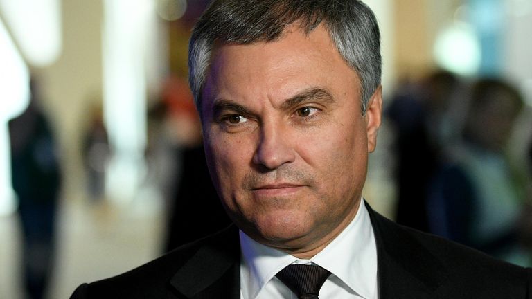 Председатель Государственной Думы РФ Вячеслав Володин на Петербургском международном экономическом форуме. 2018 год Председатель Государственной Думы РФ Вячеслав Володин на Петербургском международном экономическом форуме. 2018 год