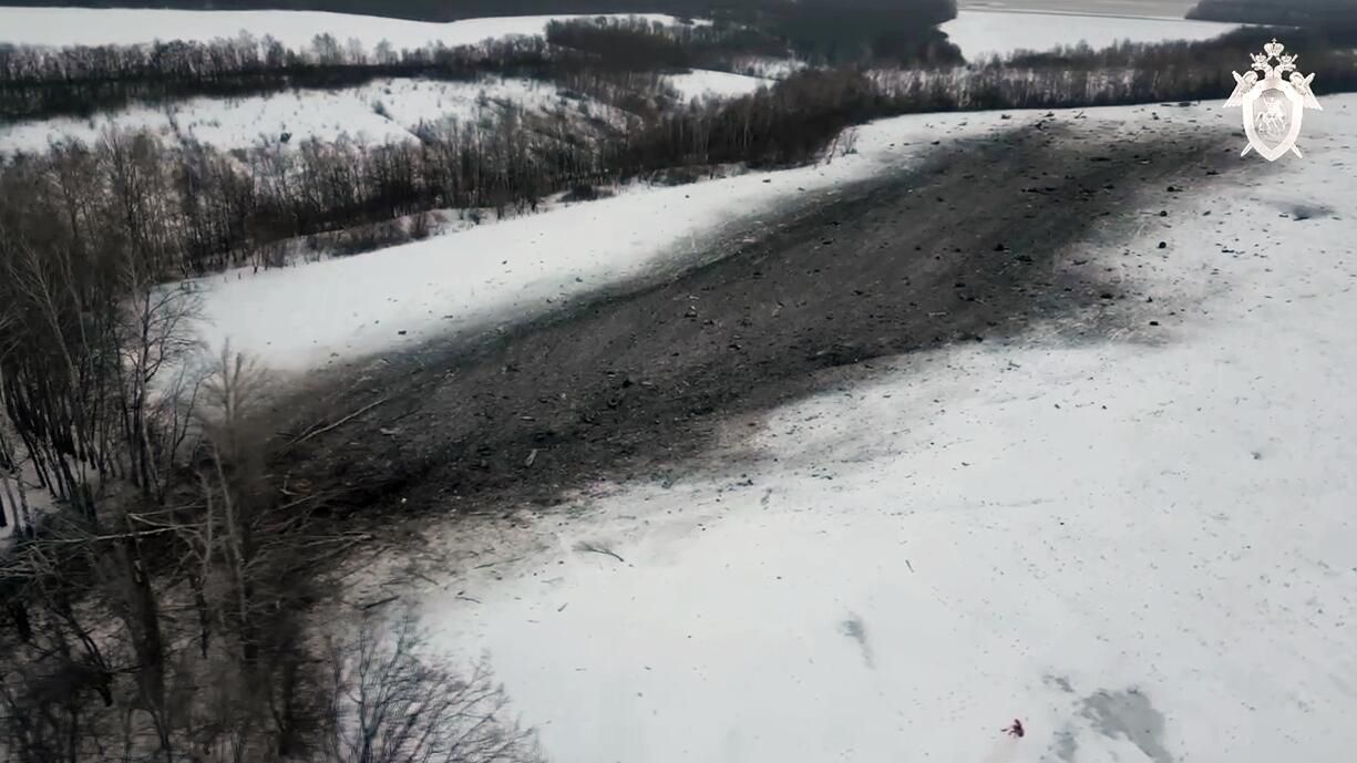 Место крушения военно-транспортного самолета Ил-76 в Белгородской области Место крушения военно-транспортного самолета Ил-76 в Белгородской области - РИА Новости, 1920, 26.01.2024