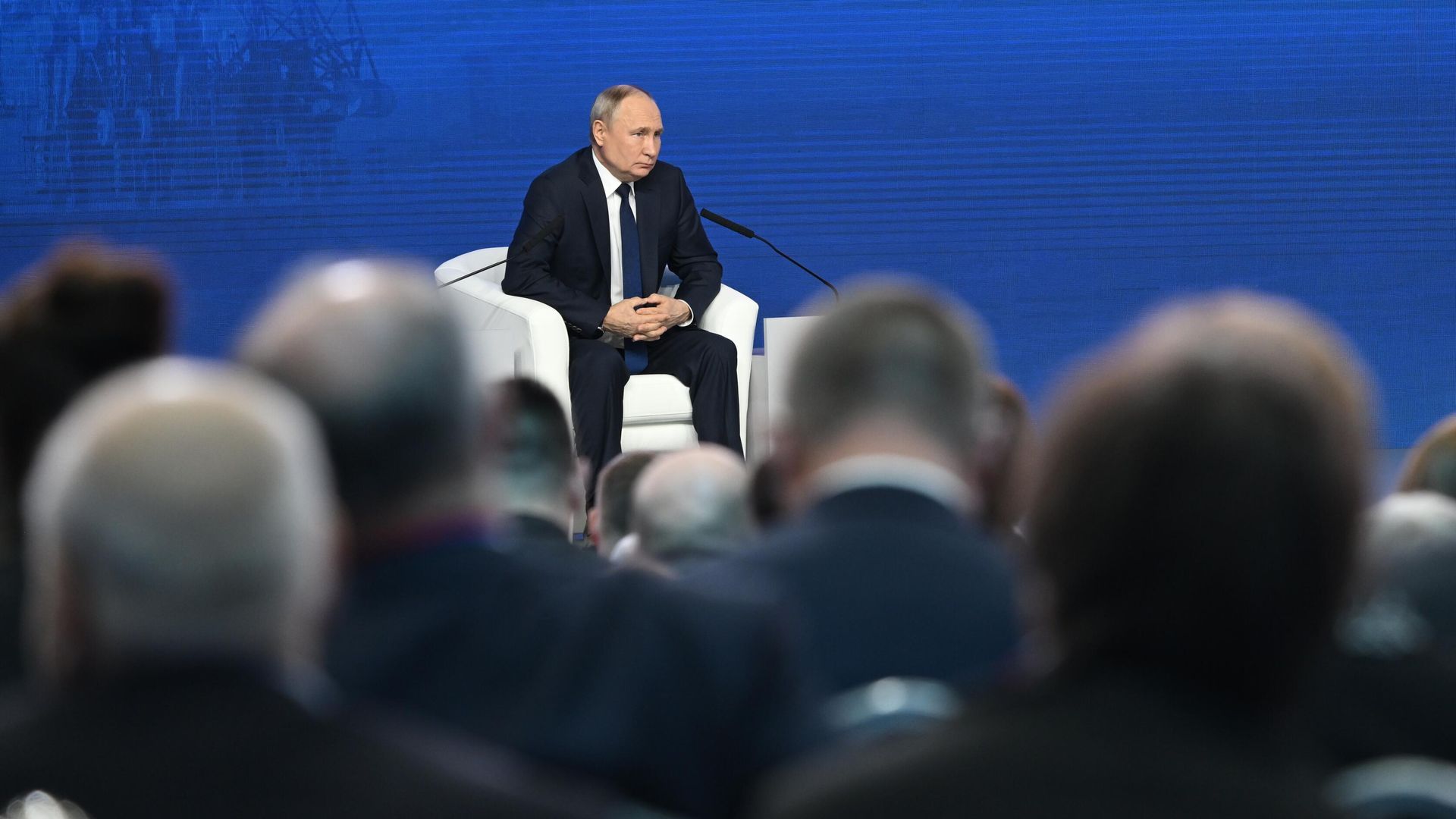 Президент РФ Владимир Путин встречается с доверенными лицами в рамках своей избирательной кампании Президент РФ Владимир Путин встречается с доверенными лицами в рамках своей избирательной кампании - РИА Новости, 1920, 31.01.2024