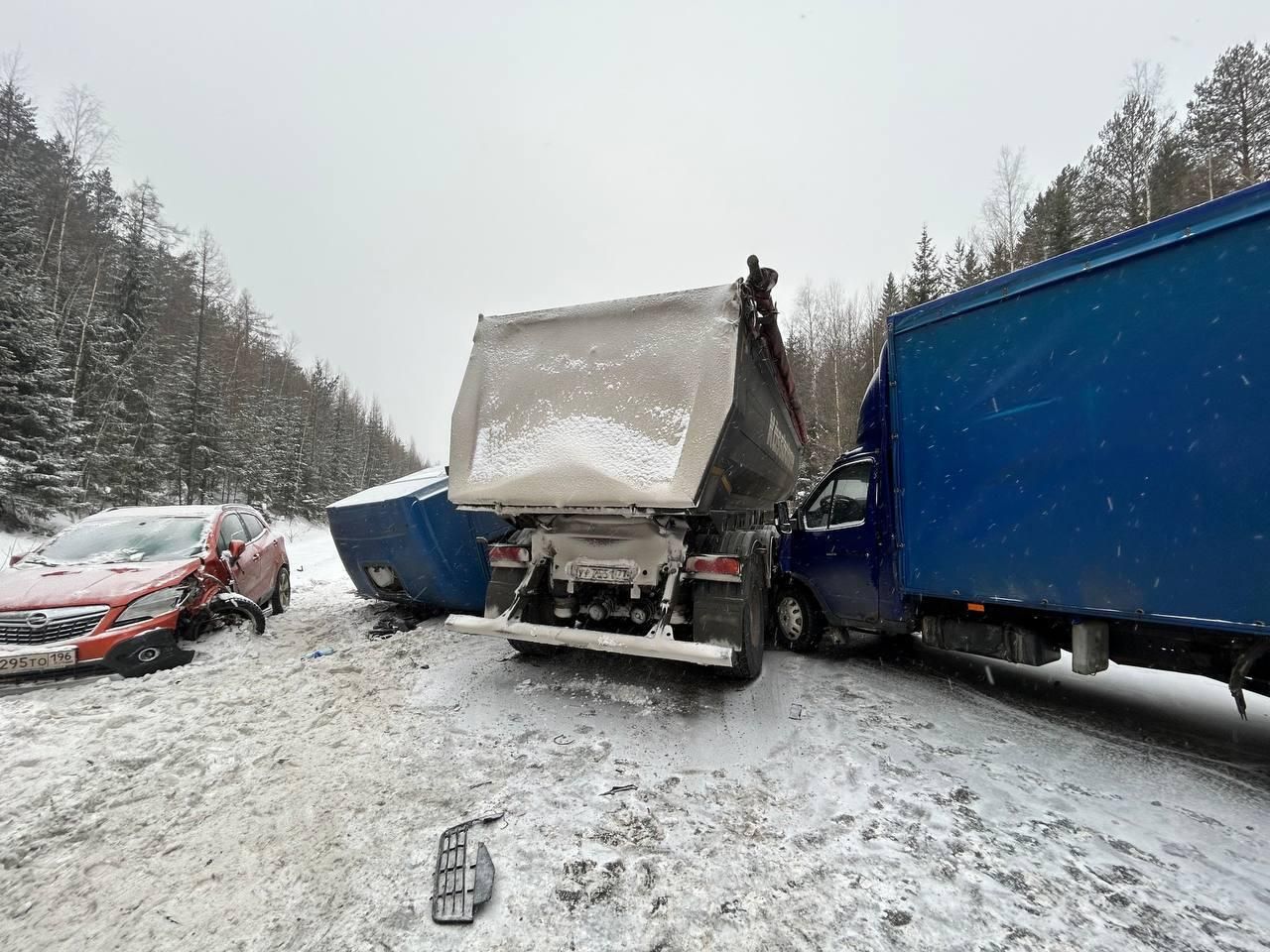 ДТП на 224 км автодороги Екатеринбург-Серов ДТП на 224 км автодороги Екатеринбург-Серов - РИА Новости, 1920, 03.02.2024