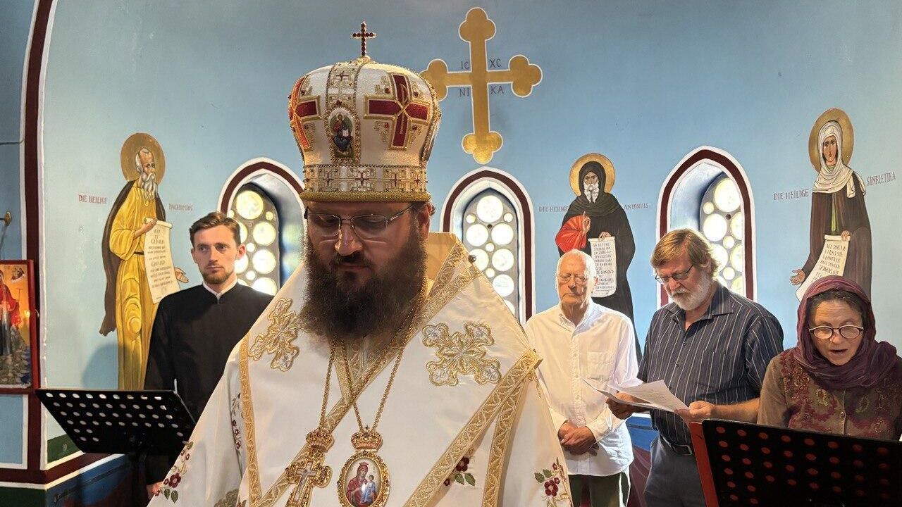 Во время литургии в храме преподобной Марии Египетской в Робертсоне, ЮАР Во время литургии в храме преподобной Марии Египетской в Робертсоне, ЮАР - РИА Новости, 1920, 07.02.2024