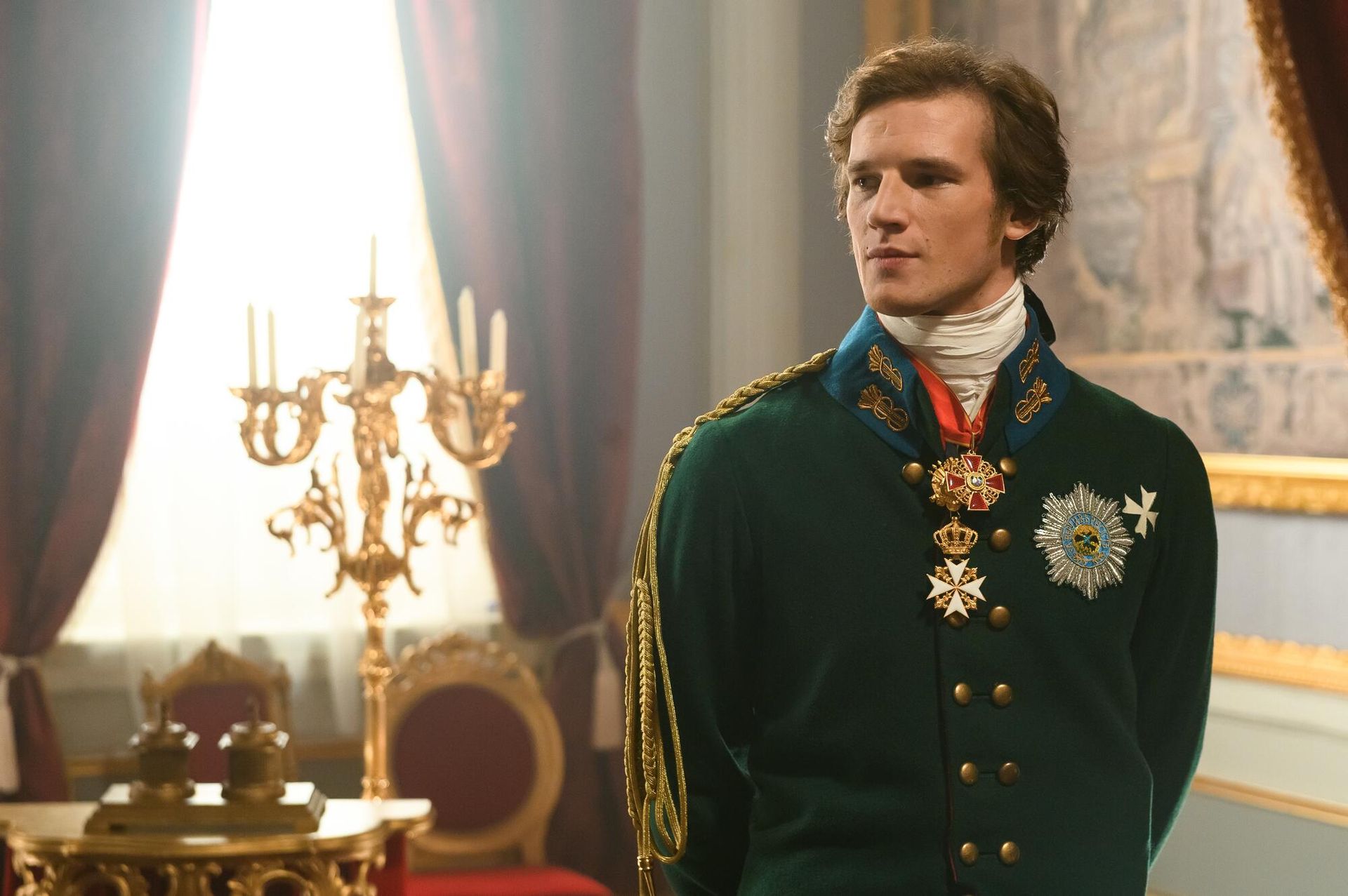 На съемках сериала Александр I