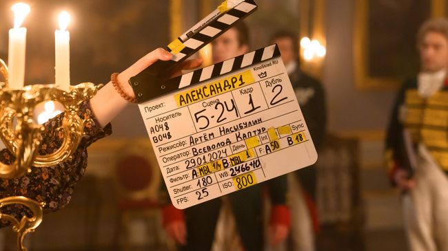 На съемках сериала Александр I На съемках сериала Александр I
