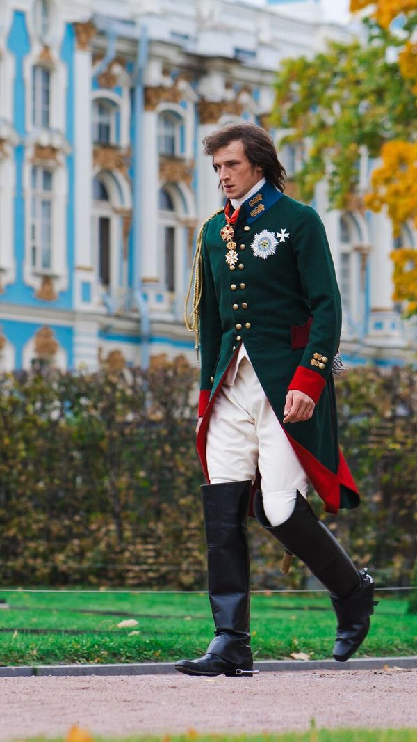 На съемках сериала Александр I