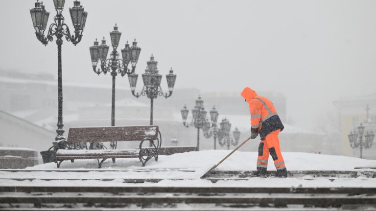 Снегопад в Москве Снегопад в Москве