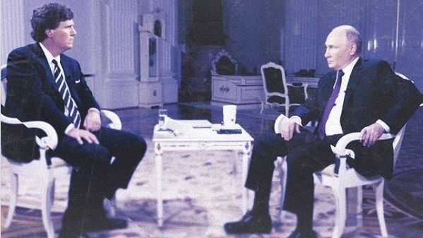 Такер Карлсон опубликовал первую фотографию с интервью с Путиным
Такер Карлсон опубликовал первую фотографию с интервью с Путиным
- РИА Новости, 1920, 08.02.2024