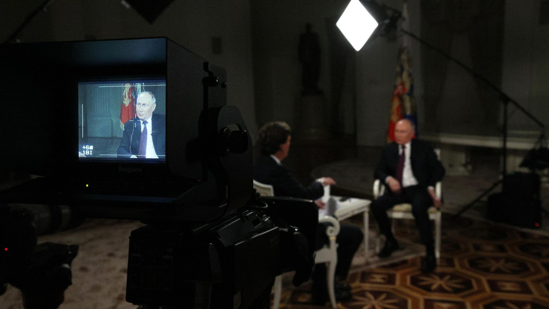 Президент РФ Владимир Путин дает интервью американскому журналисту Такеру Карлсону Президент РФ Владимир Путин дает интервью американскому журналисту Такеру Карлсону - РИА Новости, 1920, 09.02.2024