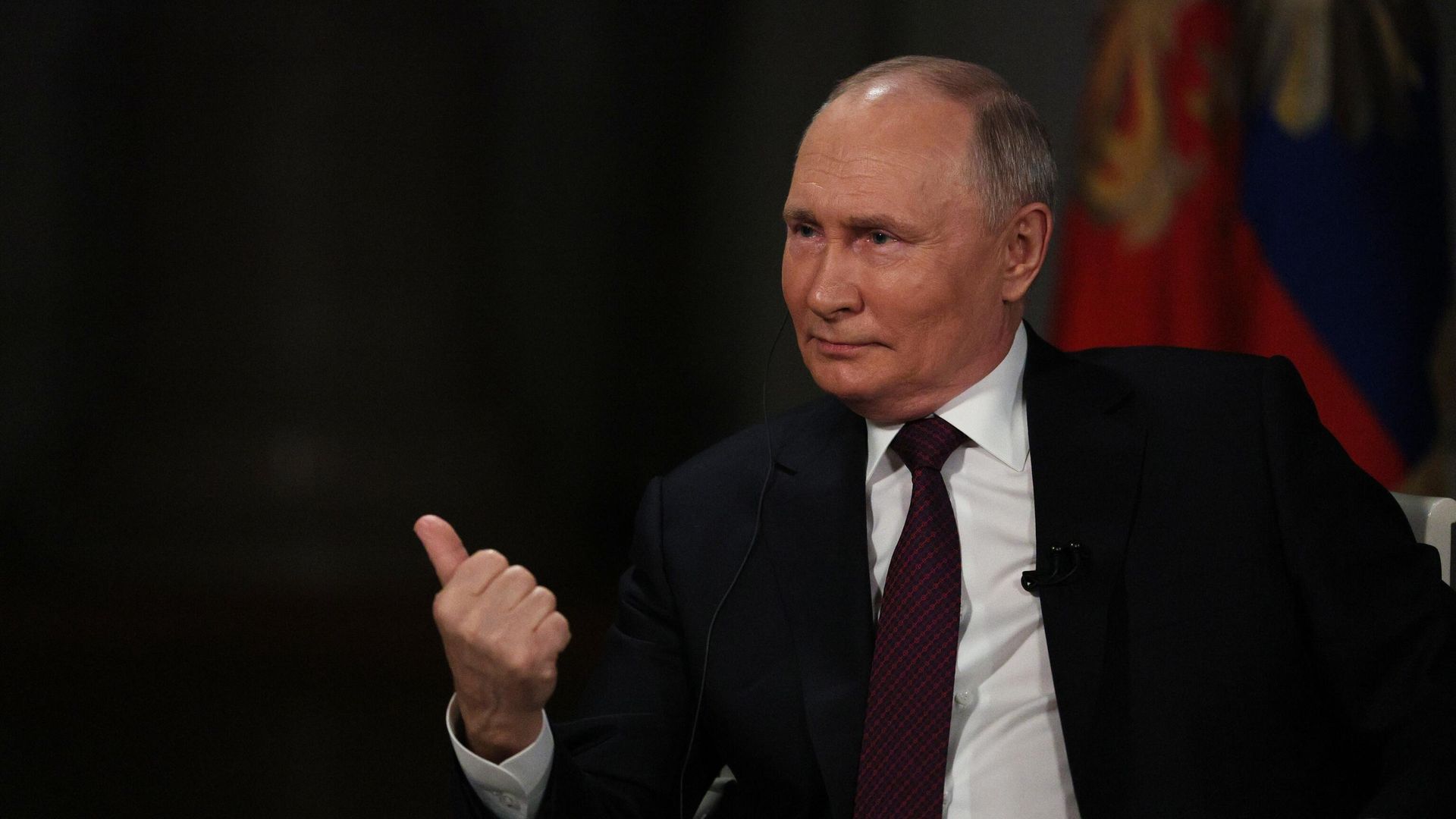 Президент РФ Владимир Путин дает интервью американскому журналисту Такеру Карлсону Президент РФ Владимир Путин дает интервью американскому журналисту Такеру Карлсону - РИА Новости, 1920, 09.02.2024