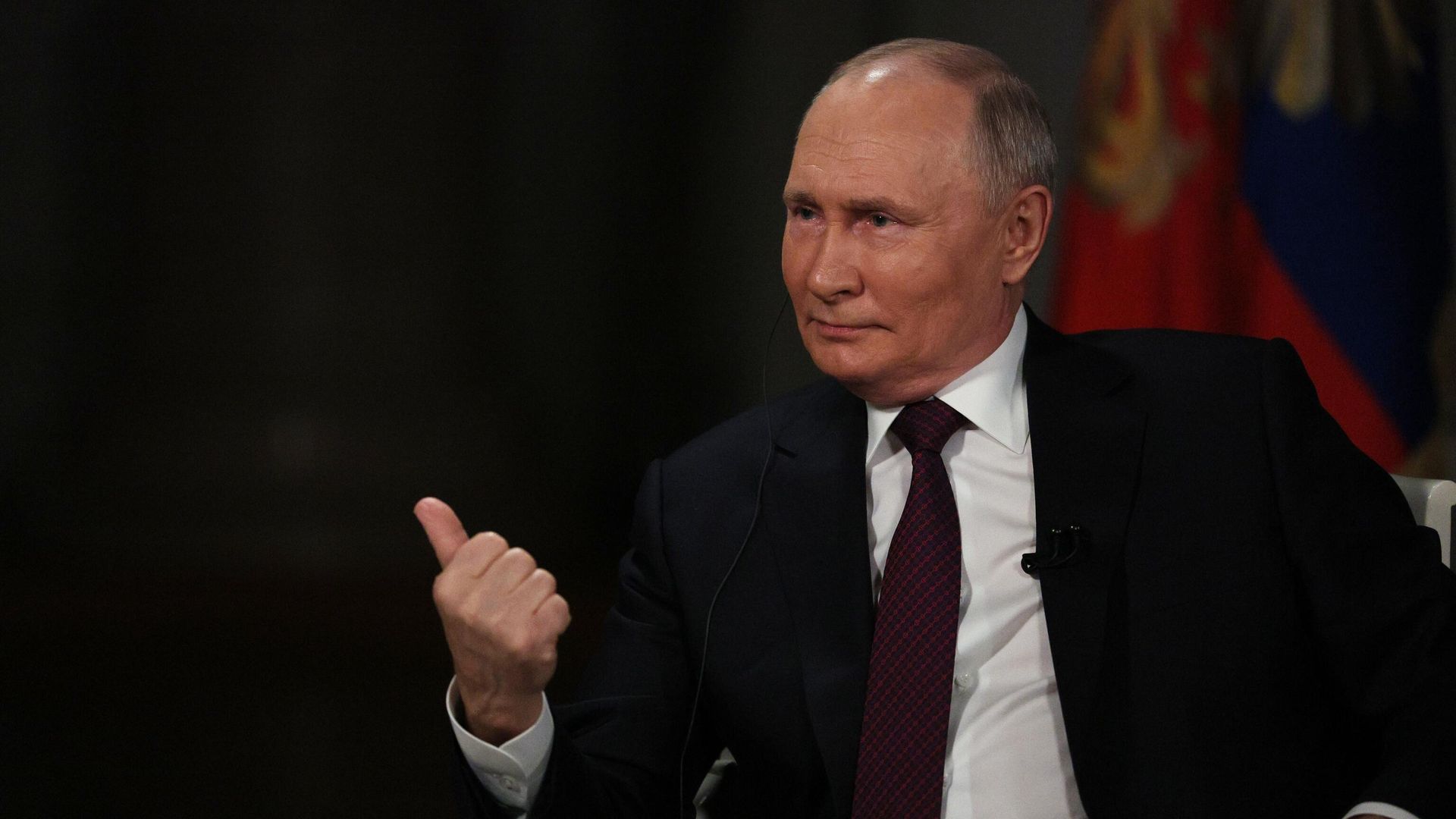 Президент РФ Владимир Путин дает интервью американскому журналисту Такеру Карлсону Президент РФ Владимир Путин дает интервью американскому журналисту Такеру Карлсону - РИА Новости, 1920, 09.02.2024