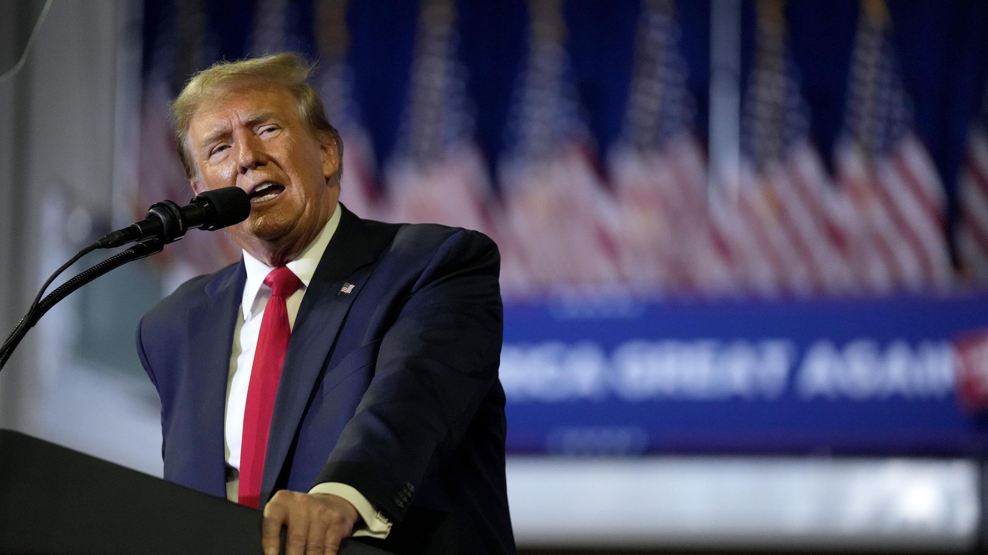 Кандидат в президенты США от Республиканской партии Трамп Кандидат в президенты США от Республиканской партии Трамп - РИА Новости, 1920, 07.09.2024