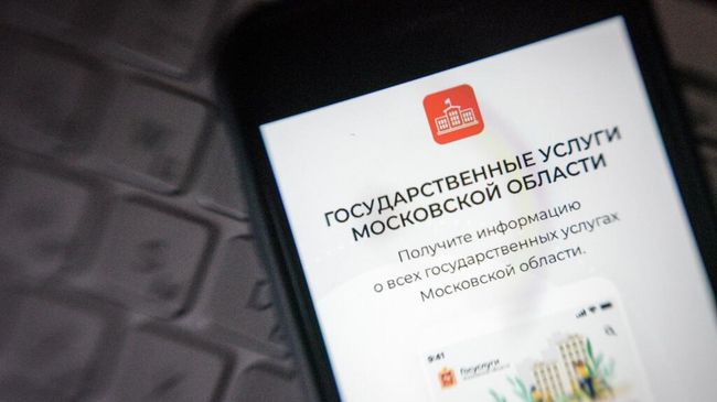 Мобильное приложение Госуслуги Московской области