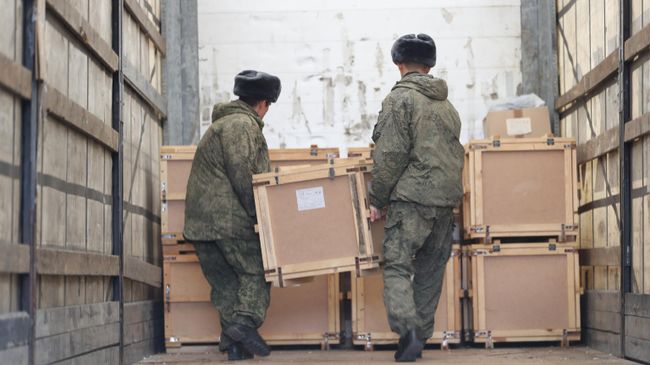 Отправка гуманитарного груза в зону СВО