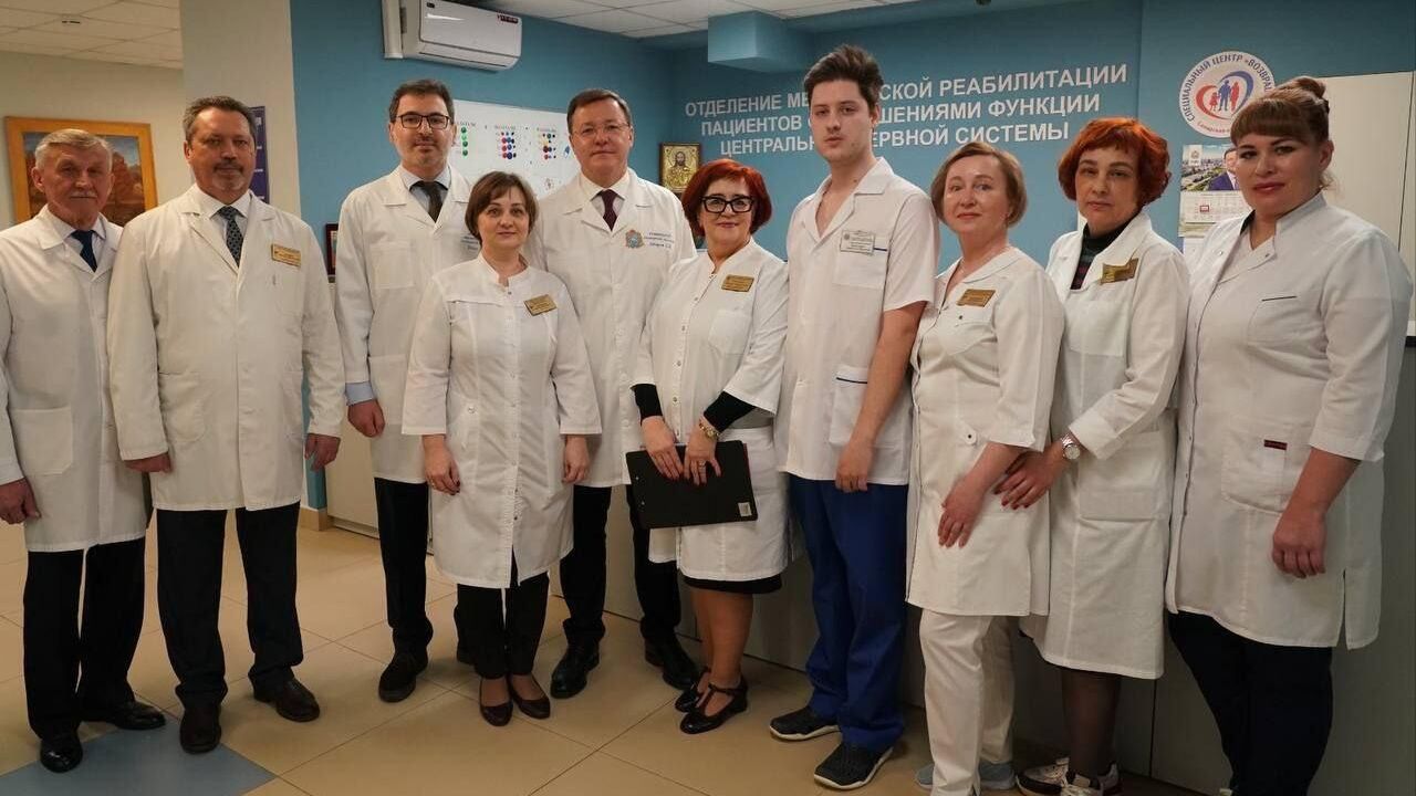 Отделение медицинской реабилитации в Самарском областном клиническом госпитале для ветеранов войн Отделение медицинской реабилитации в Самарском областном клиническом госпитале для ветеранов войн - РИА Новости, 1920, 13.02.2024