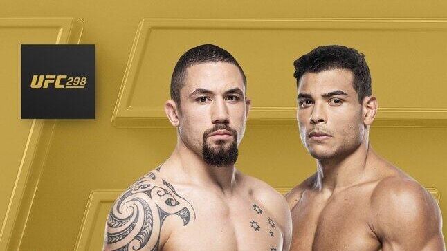 Афиша боя Уиттакер — Коста на турнире UFC 298 Афиша боя Уиттакер — Коста на турнире UFC 298 - РИА Новости, 1920, 18.02.2024