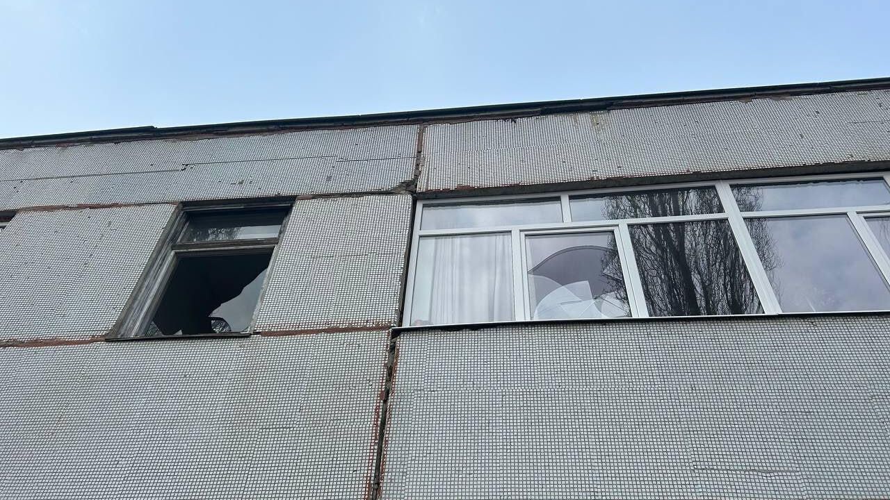 Здание школы, поврежденное в результате ракетного удара по Белгороду. 15 февраля 2024 Здание школы, поврежденное в результате ракетного удара по Белгороду. 15 февраля 2024 - РИА Новости, 1920, 15.02.2024