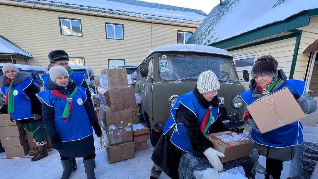Гуманитарная помощь от жителей Тюмени участникам СВО Гуманитарная помощь от жителей Тюмени участникам СВО - РИА Новости, 1920, 16.02.2024