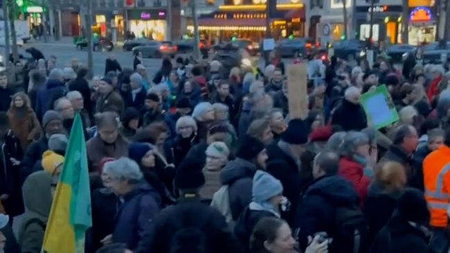 Акция в поддержку Ассанжа в Париже