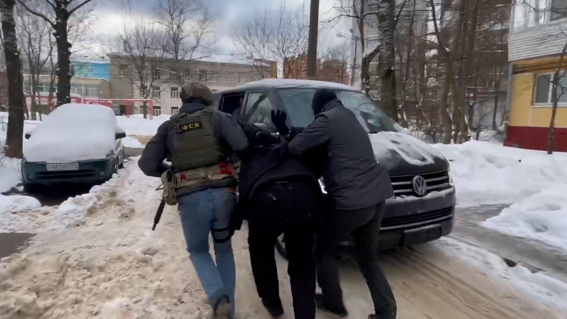 Задержание агента украинских спецслужб, планировавшего взрыв в Лобне Задержание агента украинских спецслужб, планировавшего взрыв в Лобне - РИА Новости, 1920, 21.02.2024