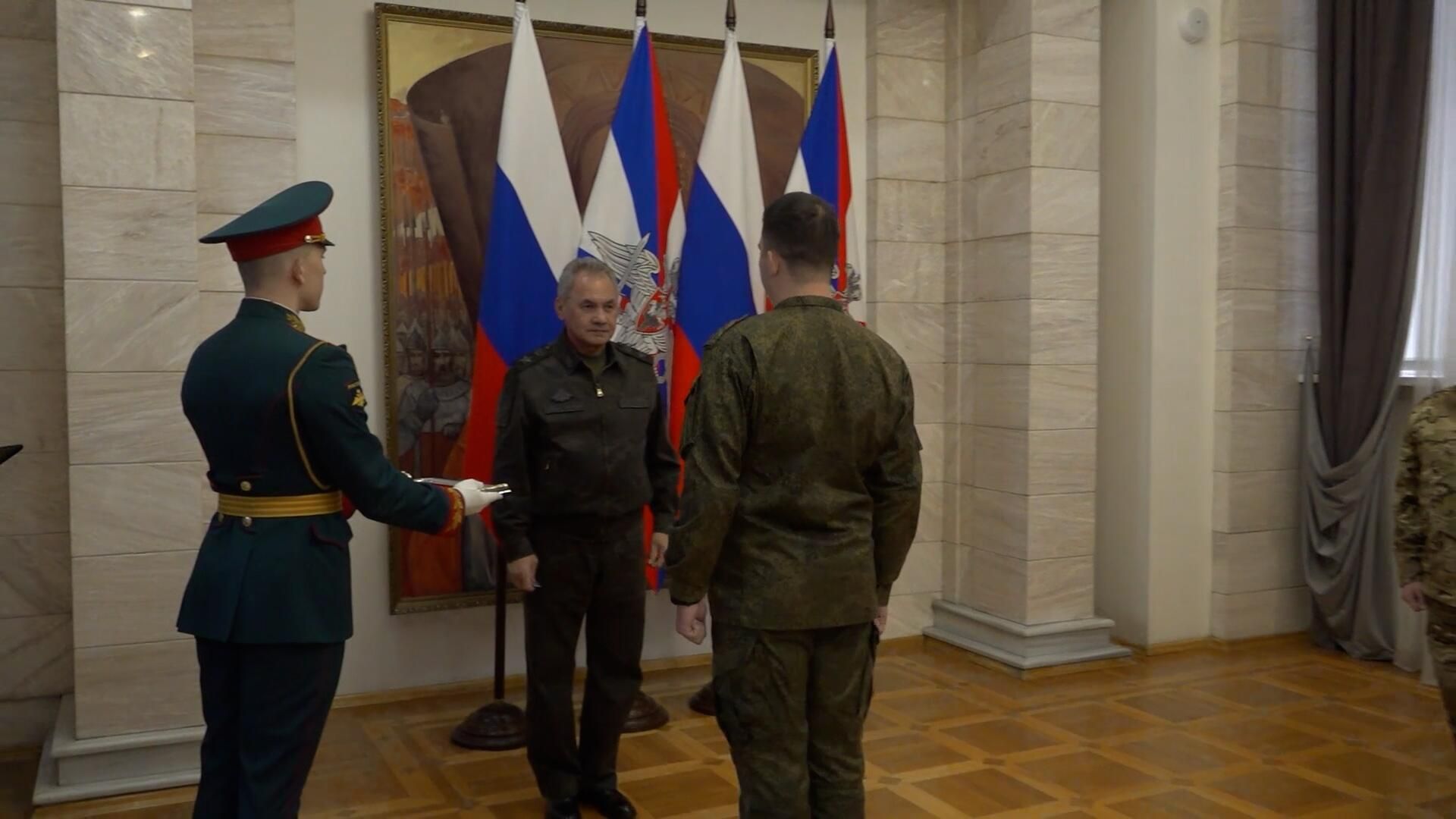 Вручение наград военнослужащим в штабе Объединенной группировки войск Вручение наград военнослужащим в штабе Объединенной группировки войск - РИА Новости, 1920, 23.02.2024