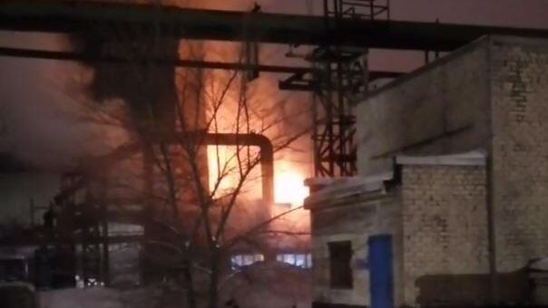 Пожар на Новолипецком металлургическом комбинате. Кадр видео очевидца Пожар на Новолипецком металлургическом комбинате. Кадр видео очевидца - РИА Новости, 1920, 24.02.2024