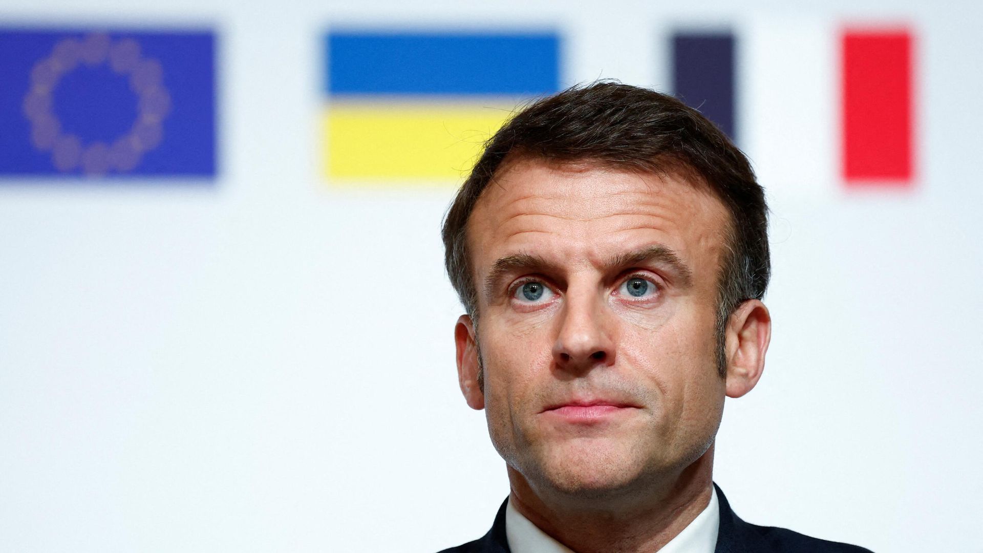 Президент Франции Эммануэль Макрон во время пресс-конференции по итогам встречи по поддержке Украины в Париже. 26 февраля 2024 Президент Франции Эммануэль Макрон во время пресс-конференции по итогам встречи по поддержке Украины в Париже. 26 февраля 2024 - РИА Новости, 1920, 27.02.2024