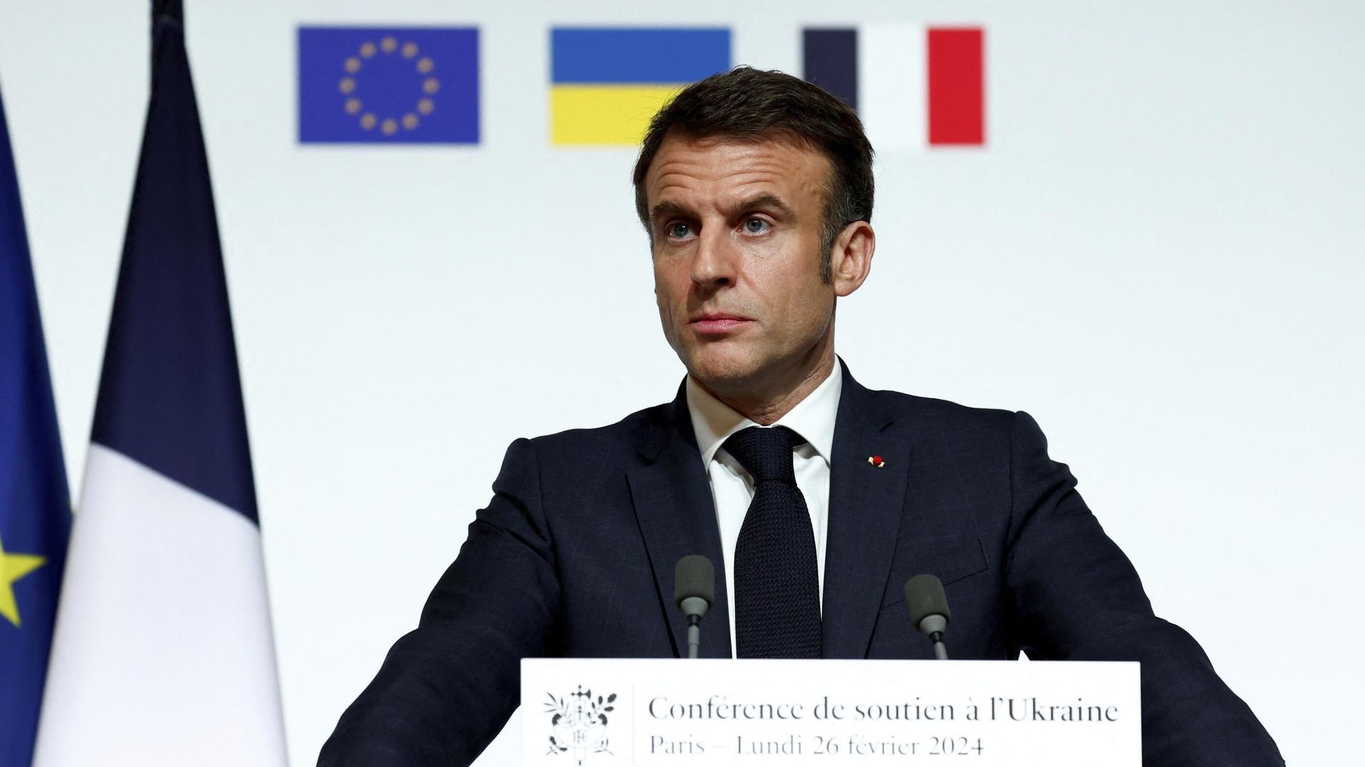 Президент Франции Эммануэль Макрон Президент Франции Эммануэль Макрон - РИА Новости, 1920, 15.03.2024